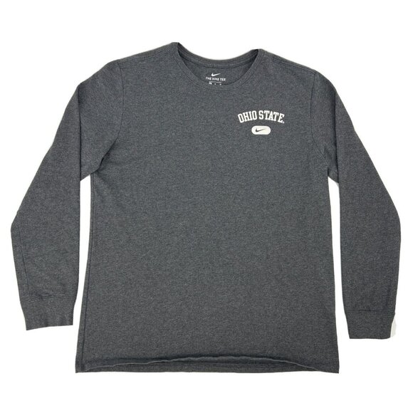 The Ohio State Buckeyes Sweatshirt Women's XL Gray Nike Long Sleeve‎ Crew Neck - Picture 1 of 10